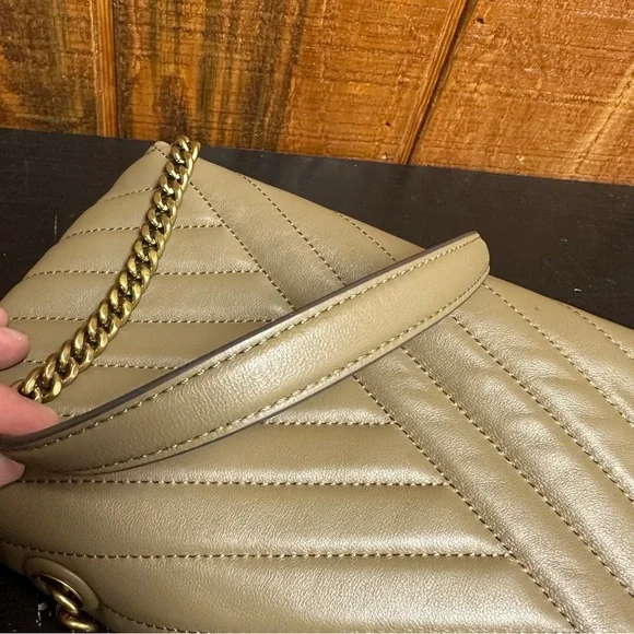 Tory Burch Small Kira Chevron Convertible Shoulder Bag - Sandpiper - Picture 5 of 6